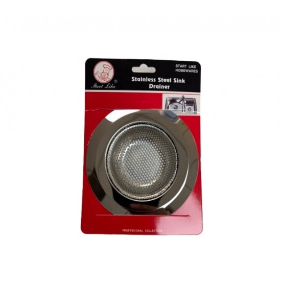 Sink Drainer Soild/Perforated S.Steel/LARGE 