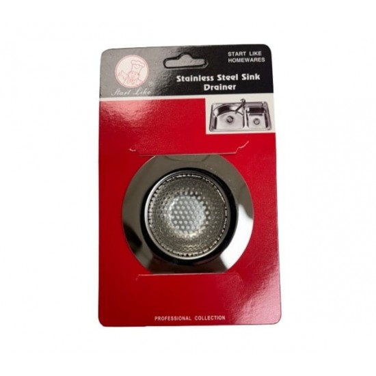 Sink Drainer, S.Steel Soild/Perforated SMALL   
