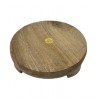  Cutting Board / CHAKLA / Buffed - Solid, Neem Wood #  9 / 8.5"