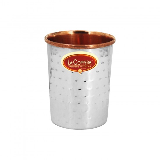 Tumbler Stainless Steel /Copper w/Dimple Design/Hammered