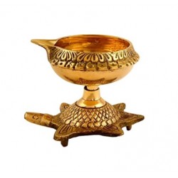 Brass Turtle Kubair Diya #1