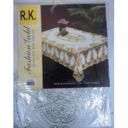 PVC Table Cloth (54'x72') 137 X 182cm Silver