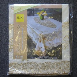 PVC Table Cloth (60'x90')150 X 225cm Gold,24/C