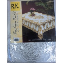 PVC Table Cloth (60'x90') 150 X 225cm Silver,24/C