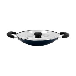 Non Stick Wok w/lid - AppamChetty -200mm   