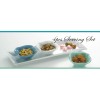 4 PC Serving Set - Flowery Design 8/C