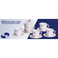 12pcs Opalware Tea Set (Blue),12/C M/4