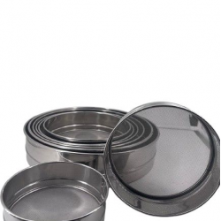  Sieves (stainless)8pcs.Set- 16/19/21/24/26/28/31/33cms,  (COST: 4+4.80+6.00+7.20+8.40+9.60+12+14.00)