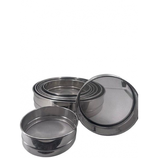 Sieves (stainless)8pcs.Set- 16/19/21/24/26/28/31/33cms, (COST: 4+4.80+6.00+7.20+8.40+9.60+12+14.00) Sieves (stainless)8pcs.Set- 16/19/21/24/26/28/31/33cms, (COST: 4+4.80+6.00+7.20+8.40+9.60+12+14.00)