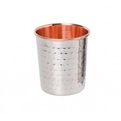 Tumbler/Glass, Copper/Stain.Steel Liner  