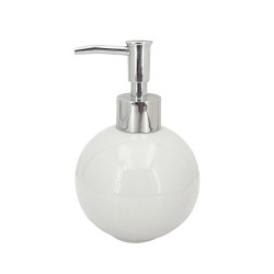 White Round Soap Dispenser 36/C