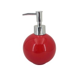 Red Round Soap Dispenser  36/C