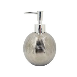 Round Silver Soap Dispenser 48/C