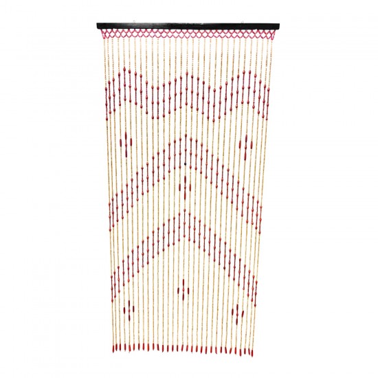 Wooden Beaded Curtain (Design C),12/C M/4