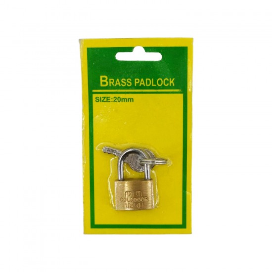 1 Pc. 20mm Brass padlock,600/C M/50