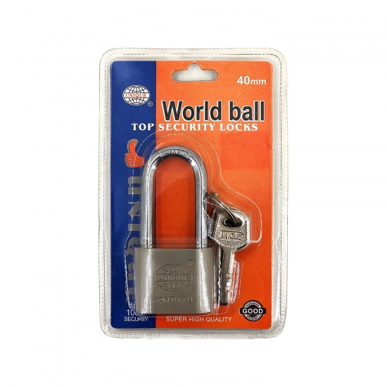 Heavy Duty Lock-40mm.---Long Shackle,96/C M/24