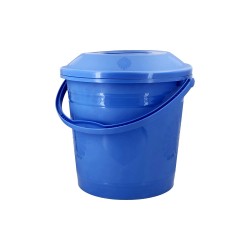 16 Litre Bucket w/Lid (Red/Blue/Green),30/C M/15