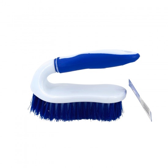 Deluxe White/Blue Scrubbing Brush,144/C