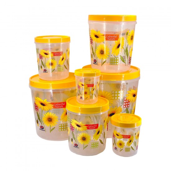 7PCS- Super Seal Foil Printed Cannisters