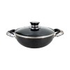 Non Stick Wok 22cm w/cover and 2 Handles