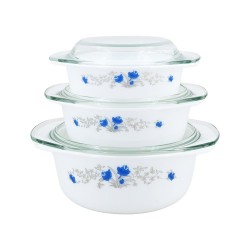 3Pcs. Casserole Set (Blue),4/C M/2