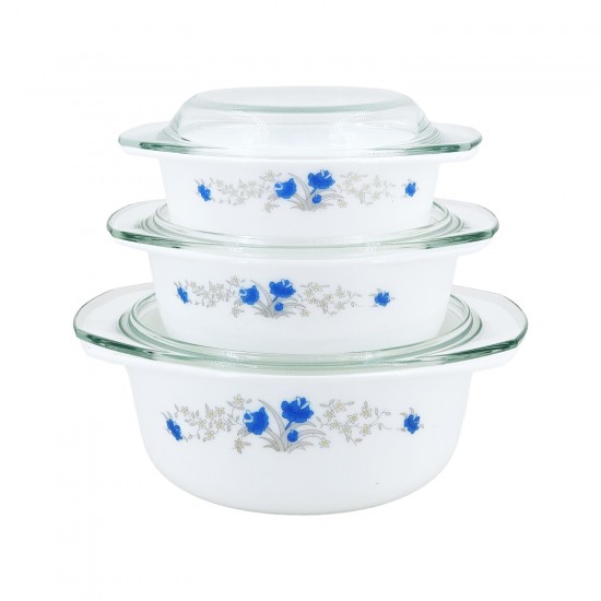 3Pcs. Casserole Set (Blue),4/C M/2