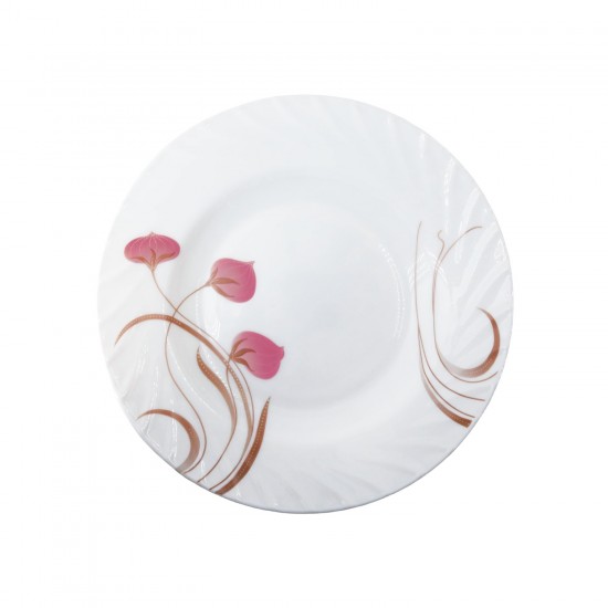Opal ware 9" Soup Plate - Pink