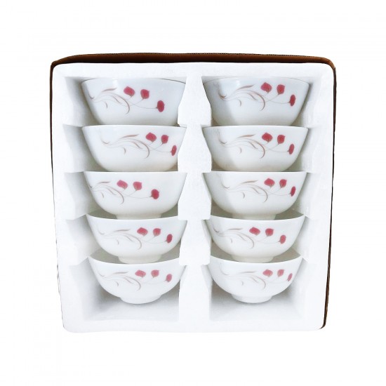 10pc Opalware Set (Pink),12/C M/4