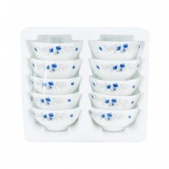10Pc. Opalware (Blue),12/C M/4