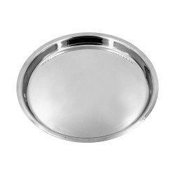 S/S 34 cm Thali - Plain 36/C