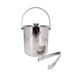 S/S Ice Bucket (Hammered) (16cmX16cm),12/C M/4