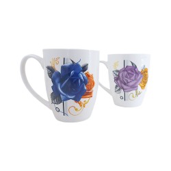 Flower Design Coffee Mugs (ROUND),72/C