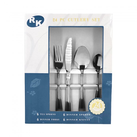 24pc S/S Cutlery Set