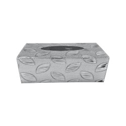 Silver Fancy Tissue Box