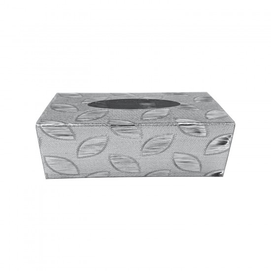 Silver Fancy Tissue Box