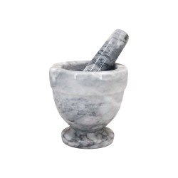 Marble Pestle & Mortar (Small),8/case