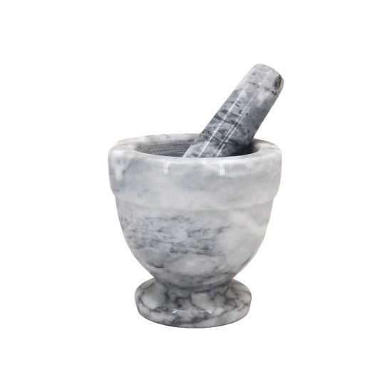Marble Pestle & Mortar (Small),8/case
