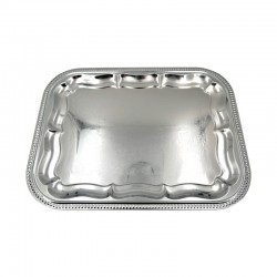 RECT TRAY IN CHROME PLATED  41.1X31CM THICKNESS 0.35MM