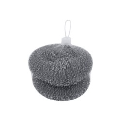 2pc. Heavy Duty Silver Scrubber Set,150/C