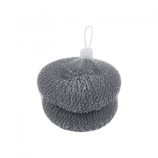 2pc. Heavy Duty Silver Scrubber Set,150/C