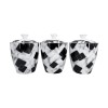 3 PCS. CANISTER SET 6" 8C Marvel Black and White.