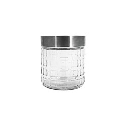 600 ML Jar with S/S Lid Square Design,24/C