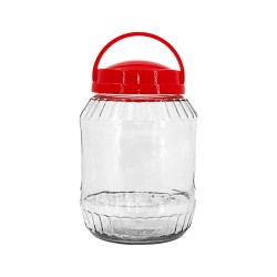 2.4 L Glass Jar with Handle-6/C
