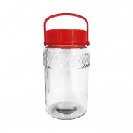 3Liter Red Lid Storage Jar-12/C M/12