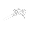 Pan Rack with white plastic Handle 60/C