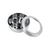 Stainless Steel Masala Dabba with Clear Lid (18cm),24/C