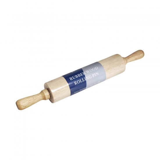 Rubber Wood Rolling Pin 24/C