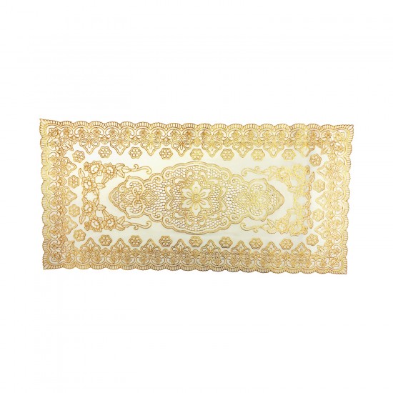 PVC Doily 40 X 84cm (16X33') Gold