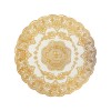 PVC Doily Round 38cm (15') Gold