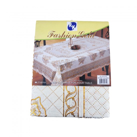 PVC Table Cloth (60'x90')150 X 225cm Gold,24/C